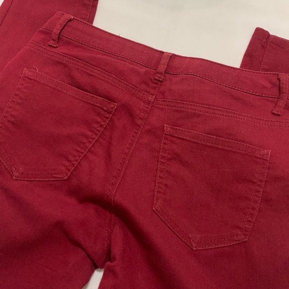 🌀 Forever21 Wine Ankle Pants - Picture 4 of 7
